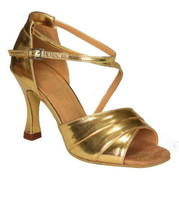 Chaussures de danse latine pour femmes en soie véritable à semelle souple – Idéales pour la salsa et la danse de salon