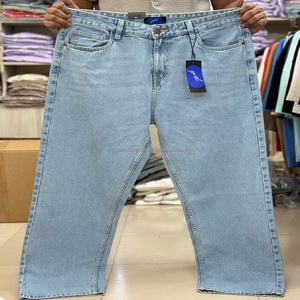 กางเกงยีนส์เดนิมทรงหลวมสไตล์คาร์โก้ผ้าฝ้ายสำหรับผู้ชาย แฟชั่น Y2K สไตล์สตรีทแวร์ ผลิตในบังคลาเทศ ขายดี - Product Image 3