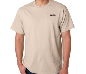 เสื้อยืดคอกลมแขนสั้นผู้ชาย ผ้าฝ้าย 100% ทรงเข้ารูป สไตล์ลำลอง สตรีทแวร์ รับสกรีนโลโก้ - Product Image 5