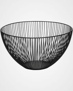 Rustic Handmade Metal Fruit Basket For Farmhouse Kitchen Decor With Open Weave Design And Strong <b>Frame</b> - Product Image 1