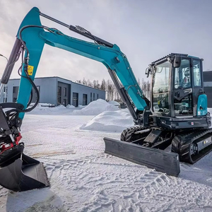 Excavadora Amarilla Usada Versátil de 3 Toneladas con Cabina de Seguridad de Visión Amplia y Brazo Desplazable para Trabajos de Infraestructura en Espacios Reducidos - Product Image 1