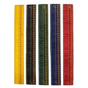 Encaje dorado de alta calidad ideal para bordes de sarees, lehengas, estilismo de vestidos y calzado. - Product Image 4