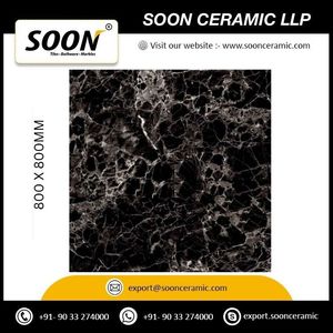 Carreaux vitrifiés émaillés de haute qualité 80 x 80 cm, carreaux en porcelaine brillants antidérapants pour murs et sols, pour la maison, l'hôtel, le bureau de luxe - Product Image 4