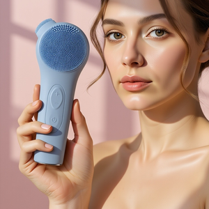 Escova de Limpeza Facial Incrível IPX7 à Prova d'Água, Esfoliante Facial de Silicone Macio, Massageador Facial Clareador de Poros - Product Image 2