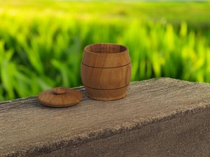 Hot Sale Vintage Handcrafted Wooden Canister for Spices Herbs & <b>Kitchen</b> Storage with Large Capacity BPA Free at Best Price - Product Image 5