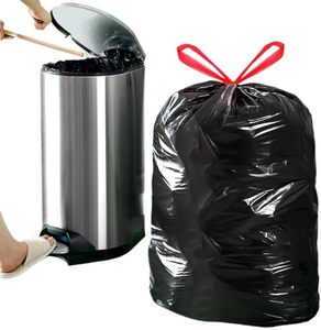 ถุงขยะแบบม้วน ถุงพลาสติกสำหรับใส่ขยะ ถุงขยะแบบม้วน มีเชือกรูด ถุงขยะแบบหนา ยืดหยุ่นได้ - Product Image 6