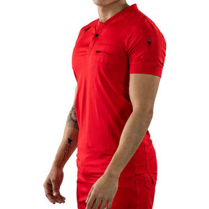 Professionals Manufacture <b>Doctor</b> Fashionable Knitted Spandex Medical Uniform Unisex Custom Logo 4-Way Stretch Jogger And Tee <b>Set</b> - Product Image 3