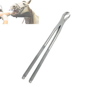 คีมถอนฟันม้าสแตนเลสสำหรับสัตวแพทย์มืออาชีพ - Product Image 1