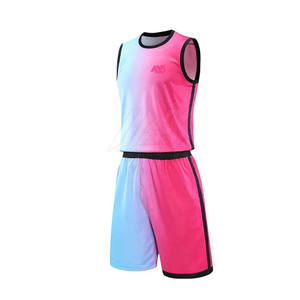 ออกแบบโลโก้ตามสั่ง ชุดกีฬาคุณภาพสูง ชุดบาสเก็ตบอลสำหรับขาย ระบายอากาศได้ดี แห้งเร็ว - Product Image 2