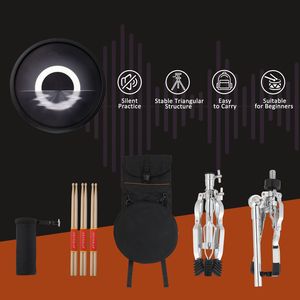 Kit Professionale di Batteria Elettronica da 12 Pollici con Supporto per Rullante, Zaino e Bacchette per Uso Musicale - Product Image 6