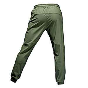 Vente en gros, pantalon de jogging personnalisé pour homme, pantalon de survêtement en tissu et toile de couleur unie, pantalon de jogging de style décontracté - Product Image 2
