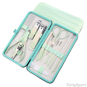 All-in-One Professional Beauty Grooming <b>Kit</b> 20pc Manicure Pedicure Set 4-in-1 <b>Nail</b> Clipper Rainbow Finish Stainless Steel - Product Image 3