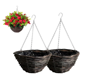 Fabricant vietnamien de pots de rangement au sol en rotin de style rétro avec poignées, tissés à la main, écologiques - Product Image 3