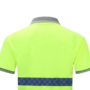 เสื้อโปโลสะท้อนแสงขายส่งปี 2026 ชุดทำงานผู้ชายสำหรับงานก่อสร้าง โลโก้และขนาดสั่งทำได้ สวมใส่สบาย ป้องกันภัย ปลอดภัย - Product Image 4