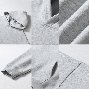 Sudadera con capucha de Terry francés en blanco de gran tamaño puff impresión unisex recortada vintage Hombres Tie Dyed Hoodies y sudaderas - Product Image 3