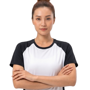 T-shirts de yoga pour femmes, vêtements de sport à domicile, t-shirts d'exercice légers à manches courtes pour femmes, t-shirts de yoga sportifs pour femmes - Product Image 3