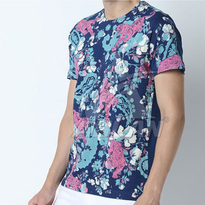 Camiseta de sublimación de material sólido personalizada en oferta, camiseta de sublimación de algodón y poliéster con MOQ bajo - Product Image 3