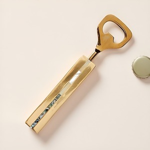 Luxury Solid Stainless Steel Bottle Opener With Mother Of Pearl Shell Inlay Handle Elegant Style <b>Bar</b> <b>Tool</b> Kitchen Accessory - Product Image 2