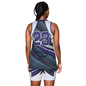 Camiseta de Baloncesto Reversible de Doble Malla para Mujer, Chaleco de Entrenamiento Femenino de Doble Uso, Ropa Deportiva con Sublimación de Color Personalizado - Product Image 2