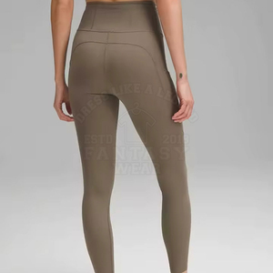Women's Fitness Yoga <b>Leggings</b> Custom Sublimation Printing Mid Eco-Friendly Quick Dry Breathable <b>Flared</b> Leg Customizable High - Product Image 3