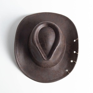 Sombreros de Cuero Vaquero para Hombre Hechos a Medida / Sombreros de Cuero Vaquero para Hombre de Secado Rápido al por Mayor del Mejor Proveedor - Product Image 4