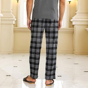 Pijama de Hombre para la Noche, Ropa de Dormir de Algodón Suave, Conjunto para Estar en Casa, Ajuste Cómodo y Relajado, Ropa de Dormir Transpirable para Verano e Invierno - Product Image 2