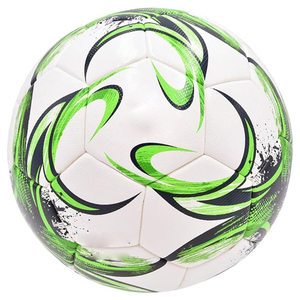 Ballons de football unisexes haut de gamme, écologiques, légers, à haute rétention d'air, entièrement imprimés, pour entraînement sportif en intérieur et en extérieur - Product Image 1