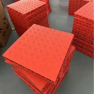 Piastrelle Modulari Incastrabili per Pavimenti di Garage in PVC e Gomma, Resistenti, Impermeabili, Antiscivolo, per Autolavaggi, Officine, Campi da Basket - Product Image 3
