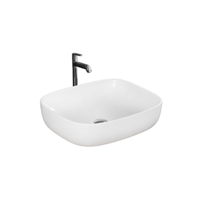 Grifo Monomando Cromado Moderno FORD para Lavabo, Certificado NSF, con Desagüe, para Instalar sobre la Encimera del Baño - Product Image 1
