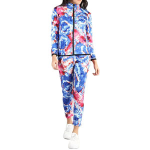 ชุดกีฬาฤดูหนาวแบบซับลิเมชั่นคุณภาพสูงสำหรับผู้หญิง ลายเรียบ พร้อมออกแบบโลโก้ ไซส์พลัส เป็นมิตรกับสิ่งแวดล้อม - Product Image 1