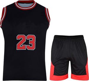 Basketball Jersey for Boys/Men 2 Piece Basketball Uniform Adult Sleeveless Kit Lightweight Set - Product Image 2