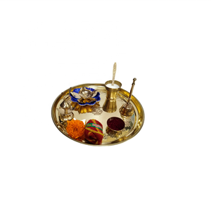 Pooja de aleación de latón para Pooja, Thali, Thali - Product Image 3