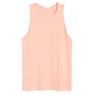เสื้อกล้ามดีไซน์ใหม่สไตล์มินิมอลสีบล็อกสำหรับผู้ชาย สีม่วงอ่อนและม่วงเข้ม ดีไซน์แยกสี เสื้อกล้ามผู้ชายเหมาะสำหรับใส่ในชีวิตประจำวันและสตรีทแวร์ - Product Image 1