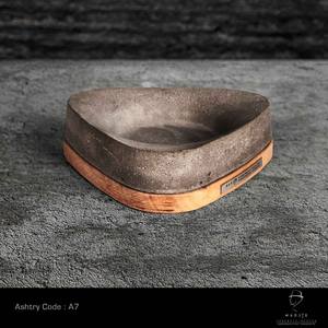 ที่เขี่ยบุหรี่แบบตั้งโต๊ะ MADJTO รุ่น Minimalist Stone Square สไตล์อเมริกัน LS-AT-833 สำหรับใช้ในบ้าน รถยนต์ โรงแรม และร้านอาหาร - Product Image 2