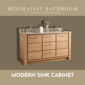 ตู้เก็บของในห้องน้ำดีไซน์มินิมอล คุณภาพเยี่ยม เป็นมิตรกับสิ่งแวดล้อม ทนทาน ใช้งานได้หลากหลาย ผลิตจากไม้ มีชั้นวาง 4 ชั้น - Product Image 4