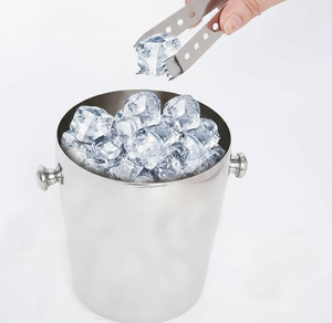 Cubo de Hielo de Acero Inoxidable de Doble Pared de 1.5L con Pinza en V, a Prueba de Fugas, Resistente al Óxido, Utensilios de Bar para Exportación a Bares de Hoteles en EE. UU. - Product Image 4