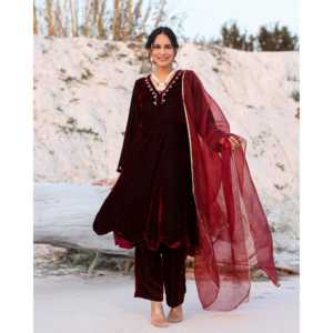 Ensemble de costume en velours peint Temple - Taille XS - Product Image 4