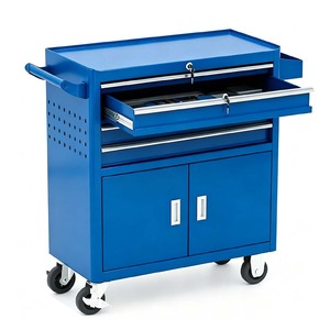 Garage Mechanic Steel Drawer <b>Tool</b> <b>Trolley</b> Cart <b>Tool</b> Box Workshop Heavy Duty <b>Tool</b> Cart - Product Image 1