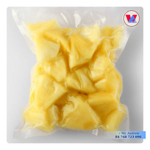 Bâtonnets d'ananas surgelés les plus vendus, IQF, jaune doré, fruits coupés, texture ferme, ingrédient naturel pour café, bar, cocktail - Product Image 1