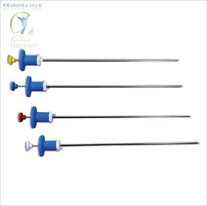 Pistolet d'insémination artificielle pour bétail en acier inoxydable, réglable, durable, bleu, instrument d'élevage - Product Image 1