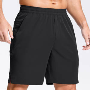 Wholesale Mens Solid Color Quick Dry Breathable Compression Running <b>Shorts</b> <b>With</b> <b>Pockets</b> for Outdoor <b>Sports</b> Tennis Training - Product Image 1