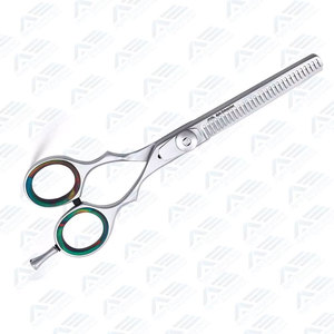 Tijeras de peluquería de 6.0 pulgadas para cortar y entresacar, con logotipo personalizado, instrumentos de belleza, entresacado y mezcla de 30 dientes - Product Image 5