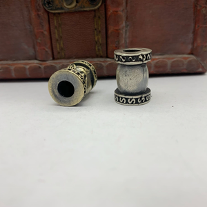 <span class=keywords><strong>Bracelet</strong></span> en laiton avec pendentif couteau crâne, ensembles de couteaux, accessoires en <span class=keywords><strong>paracorde</strong></span>, cordon de lampe torche, pendentif pour couteau utilitaire, extérieur - Product Image 2