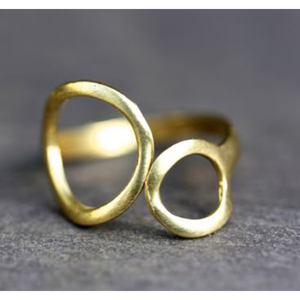 Bague en améthyste plaquée or, style bohème, bijoux pour femme, pierre naturelle sertie griffe, pierre de naissance de février, usage quotidien - Product Image 6