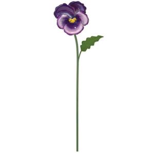High Trending Antique Finish Metal Garden <b>Support</b> Stakes With Stylized <b>Flower</b> And Leaf Design Customized Size Shape - Product Image 5