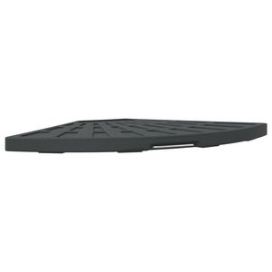 Base de sombrilla de polietileno negro y hormigón de peso medio para sombrillas y bases de patio - Product Image 6