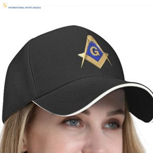 Diseña Tu Propio Logotipo, Gorras Masónicas Personalizadas Más Vendidas, Gorras de 5 Paneles con Bordado 3D de Primera Calidad, Tela Común de Alta Calidad - Product Image 6