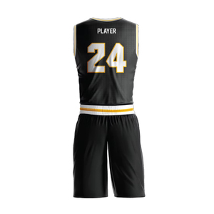 Tenues de basketball personnalisées pour adultes, respirantes, antibactériennes, à séchage rapide, avec logo, service d'impression de logo personnalisé, OEM, grandes tailles - Product Image 6