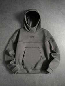 Sweat-shirt oversize pour homme, style streetwear, épaules tombantes, décontracté, pour la gym, en tissu épais, essentiel de la mode urbaine moderne. - Product Image 6