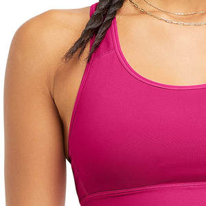 Breathable High Support Strapless Sports <b>Bra</b> for Women Yoga Workout Fitness Activewear with <b>Removable</b> <b>Pads</b> - Product Image 4